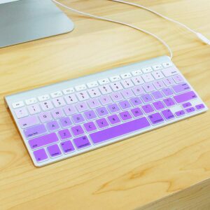 Ultra Thin Silicone Keyboard Protector Cover Skin for Apple