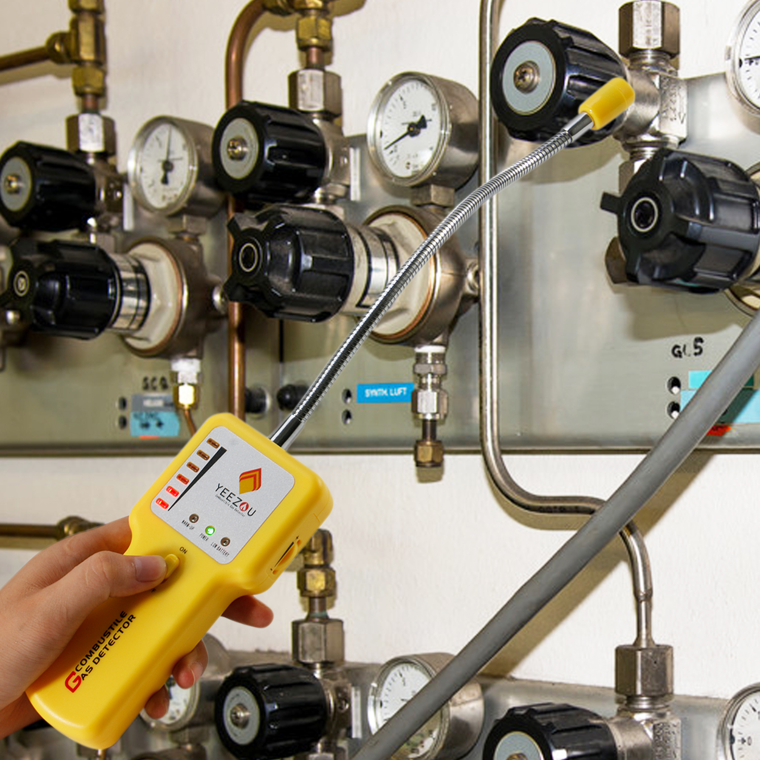 Gas Leak Detector Sniffer Upgraded Propane Methane Combustible Gas Detector - Image 3