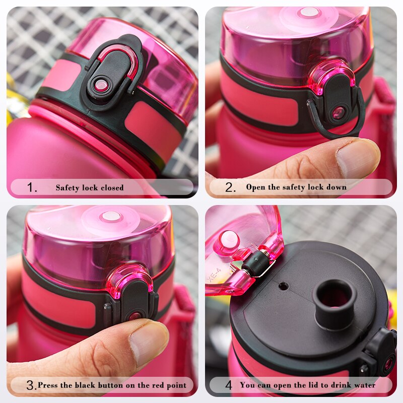 Sport Water Bottles Shaker Leakproof Camping Hiking Drink Bottle - Image 4