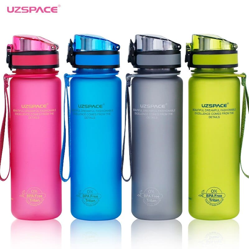 Sport Water Bottles Shaker Leakproof Camping Hiking Drink Bottle