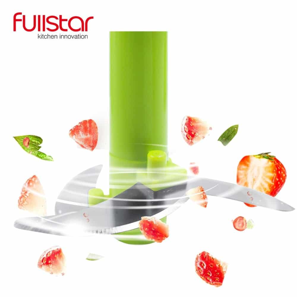 Quick Pull String Food Chopper Spiral Slicer Powerful Manual Hand Held Chooper/Mixer/Blender - Image 3