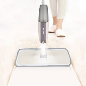 Spray Mop with Microfiber machine washable Pad with a Refillable Water Bottle