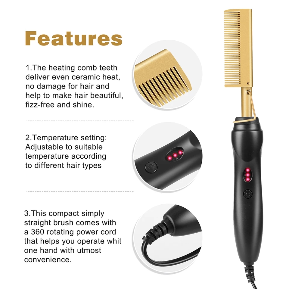 MULTI-FUNCTIONAL ELECTRIC HOT COMB UK - Image 3