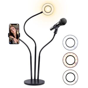 PROFESSIONAL RING LIGHT WITH MIC STAND