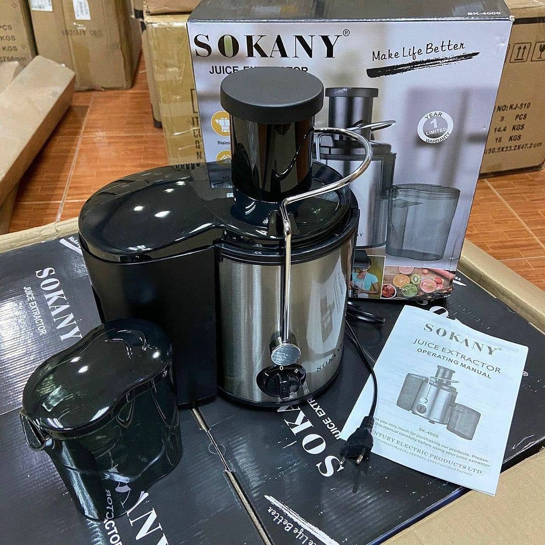 2 in 1 SOKANY JUICE EXTRACTOR AND BLENDER - Image 2