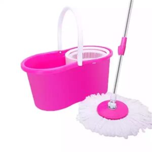 SPIN MOP WITH BUCKET AND DUAL MOP