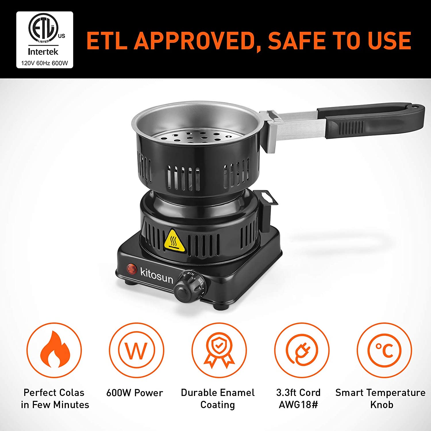 Multipurpose Electric Charcoal Burner - Image 3