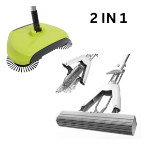 SELF SQUEEZING MOP + MAGIC SWEEPER