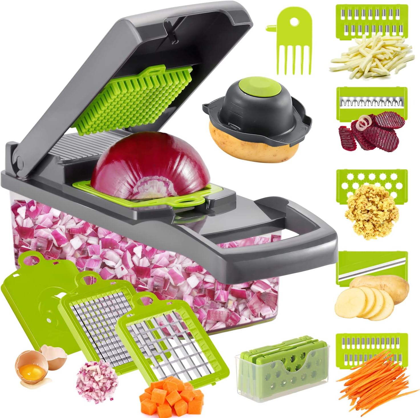 3 IN 1 VEGETABLE CHOPPER COMBO - Image 4